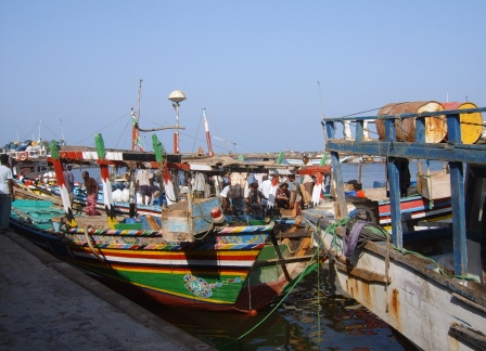 Al Hodeidah - havenstad aan de Rode Zee in de buurt van het historische, maar verlaten 